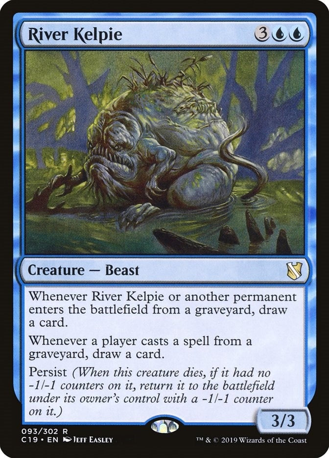 Image for River Kelpie (Commander 2019) (93) - Magic: The Gathering