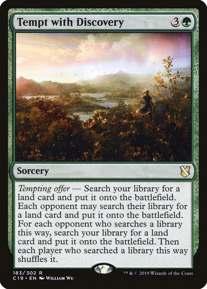 Image for Tempt with Discovery (Commander 2019) (183) - Magic: The Gathering