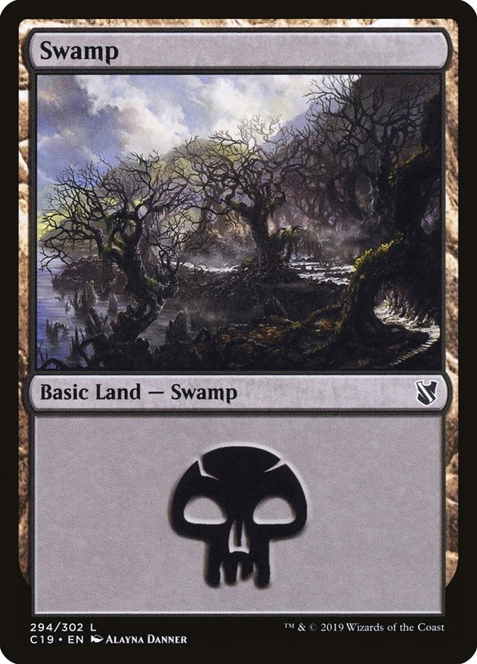 Image for Swamp (294) (Commander 2019) (294) - Magic: The Gathering