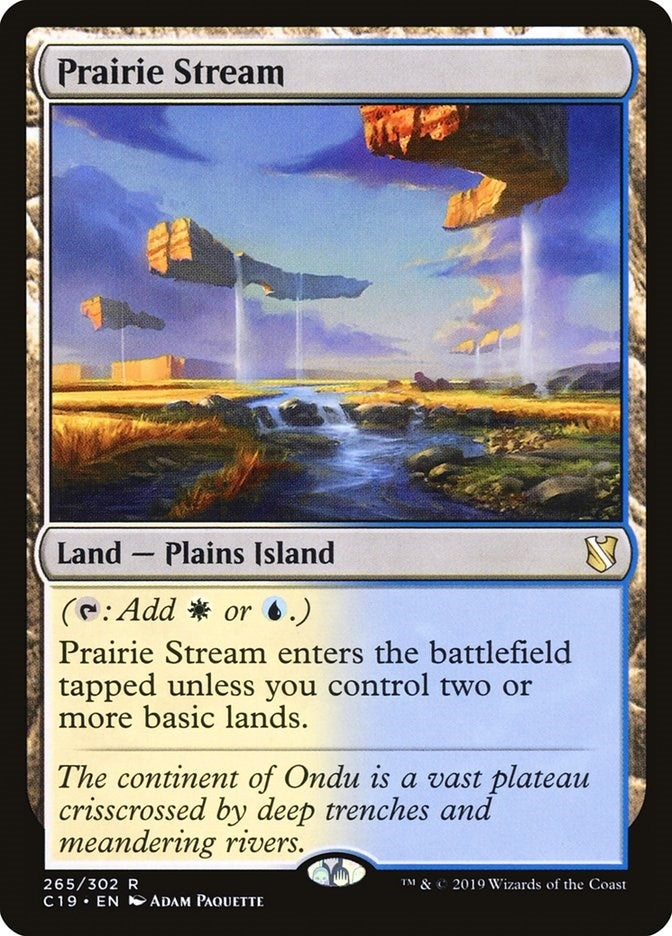 Image for Prairie Stream (Commander 2019) (265) - Magic: The Gathering