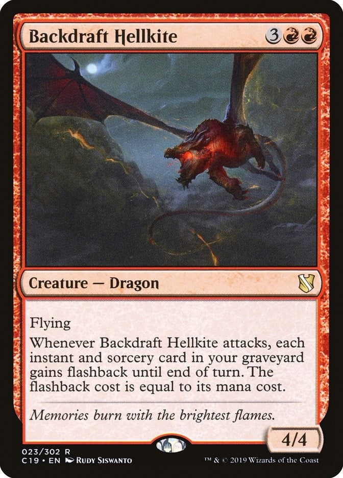 Image for Backdraft Hellkite (Commander 2019) (23) - Magic: The Gathering