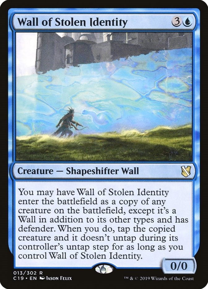 Image for Wall of Stolen Identity (Commander 2019) (13) - Magic: The Gathering