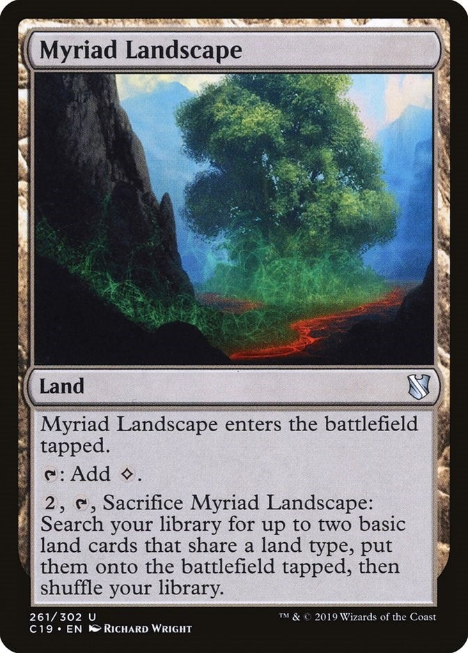 Image for Myriad Landscape (Commander 2019) (261) - Magic: The Gathering