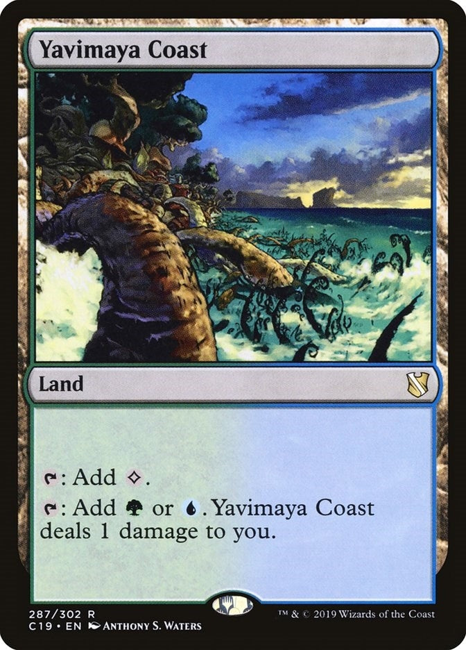Image for Yavimaya Coast (Commander 2019) (287) - Magic: The Gathering
