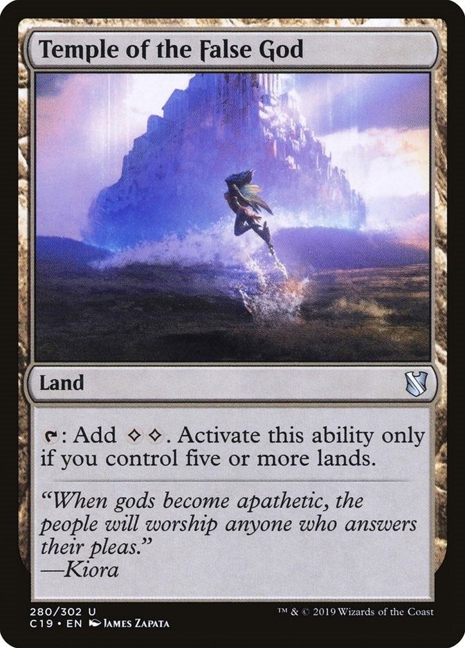 Image for Temple of the False God (Commander 2019) (280) - Magic: The Gathering