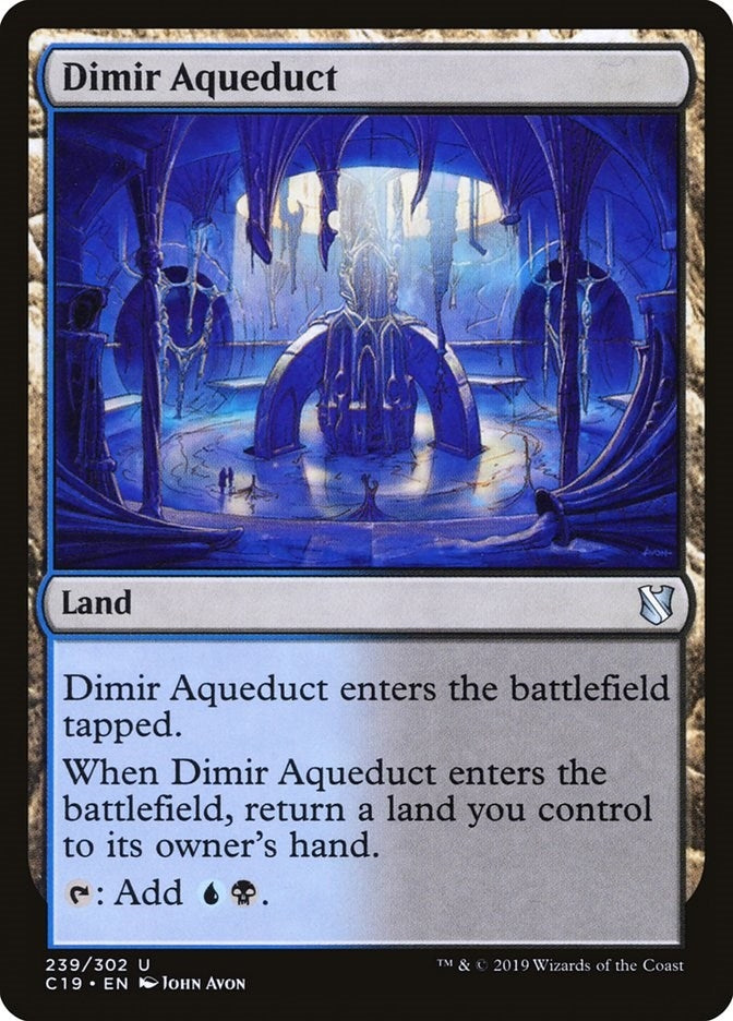 Image for Dimir Aqueduct (Commander 2019) (239) - Magic: The Gathering