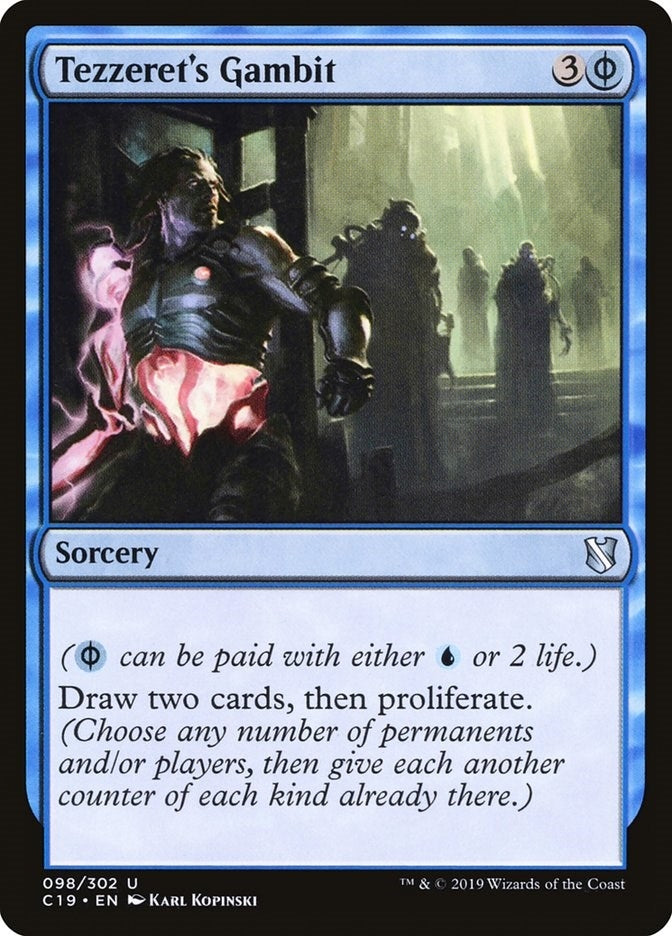 Image for Tezzeret's Gambit (Commander 2019) (98) - Magic: The Gathering