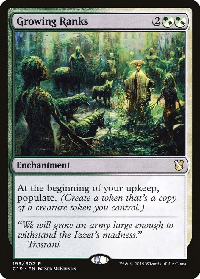 Image for Growing Ranks (Commander 2019) (193) - Magic: The Gathering