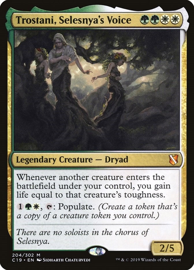 Image for Trostani, Selesnya's Voice (Commander 2019) (204) - Magic: The Gathering