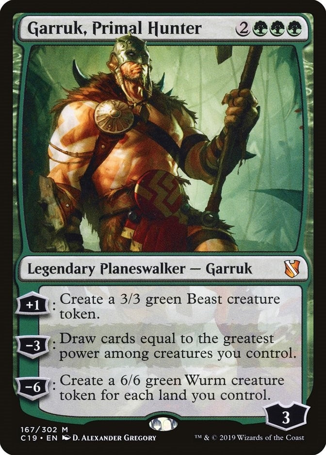 Image for Garruk, Primal Hunter (Commander 2019) (167) - Magic: The Gathering