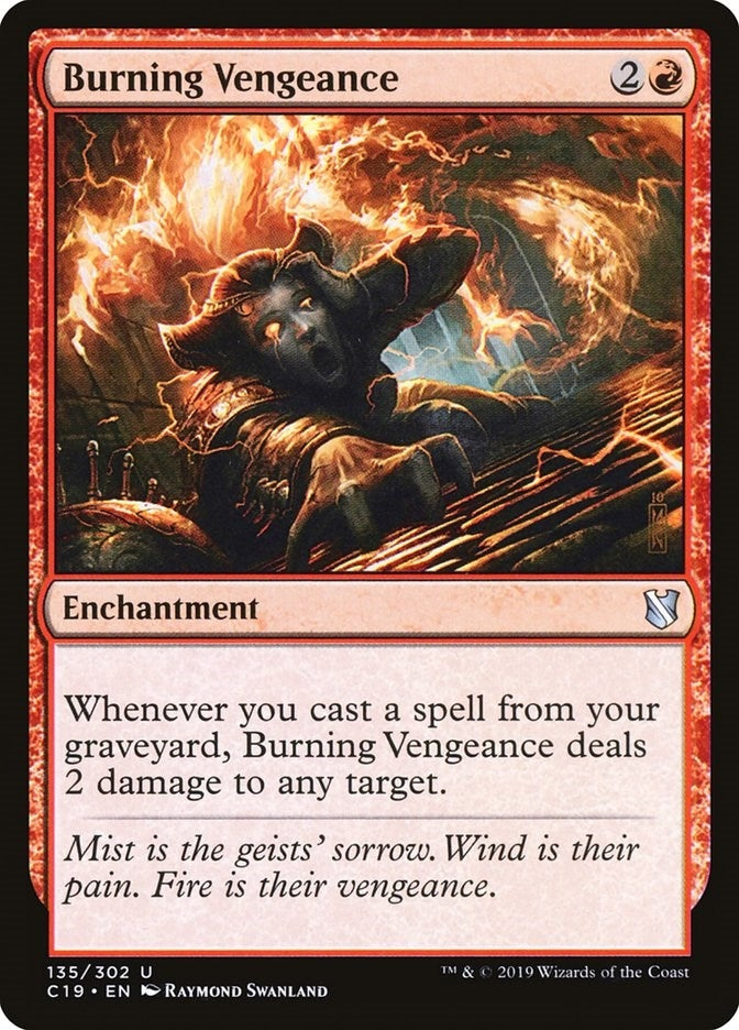 Image for Burning Vengeance (Commander 2019) (135) - Magic: The Gathering