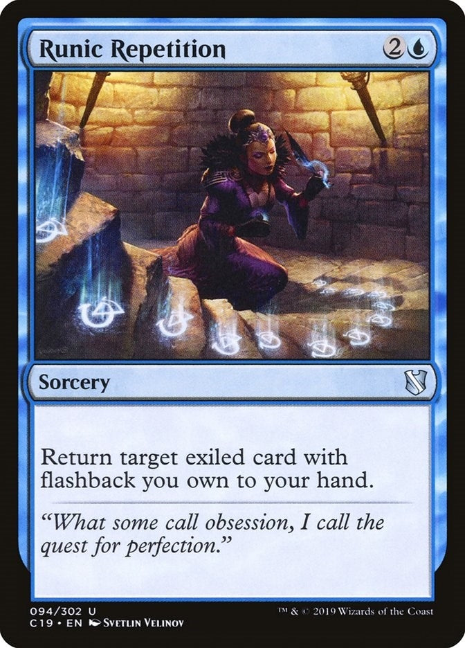 Image for Runic Repetition (Commander 2019) (94) - Magic: The Gathering