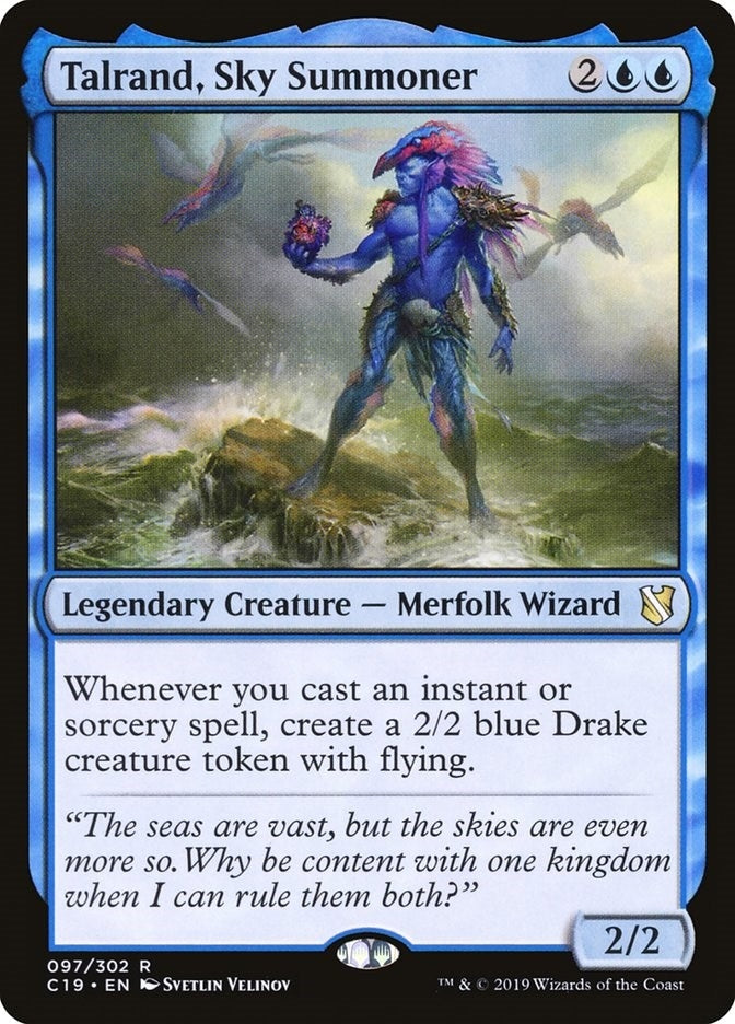 Image for Talrand, Sky Summoner (Commander 2019) (97) - Magic: The Gathering