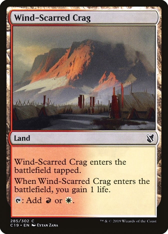 Image for Wind-Scarred Crag (Commander 2019) (285) - Magic: The Gathering
