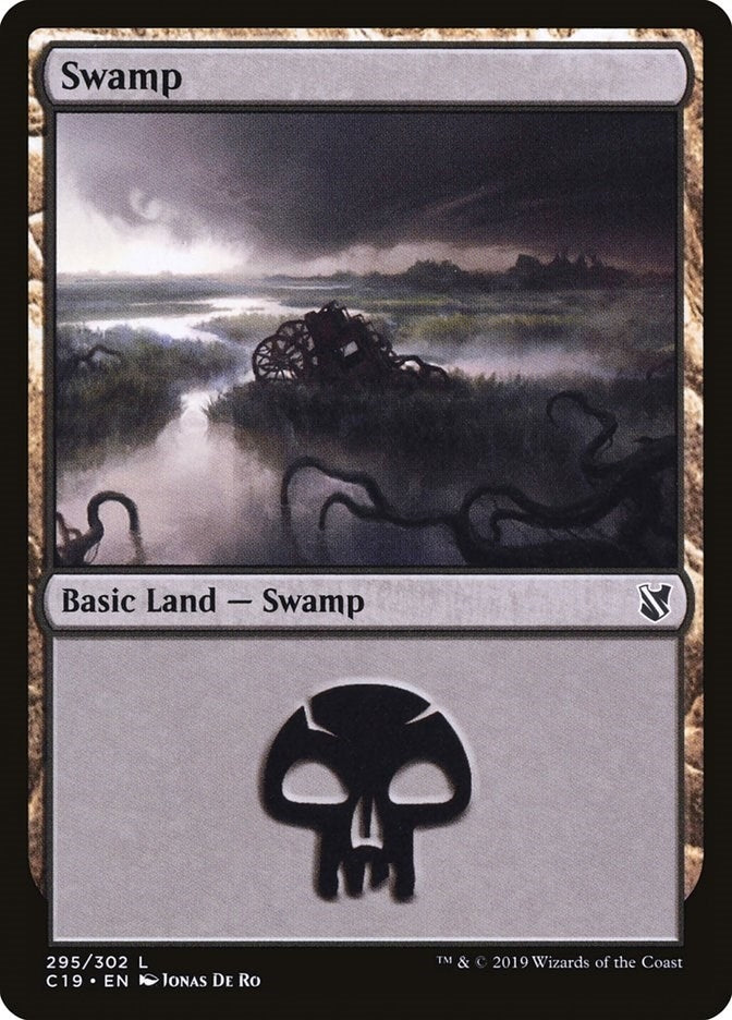 Image for Swamp (295) (Commander 2019) (295) - Magic: The Gathering