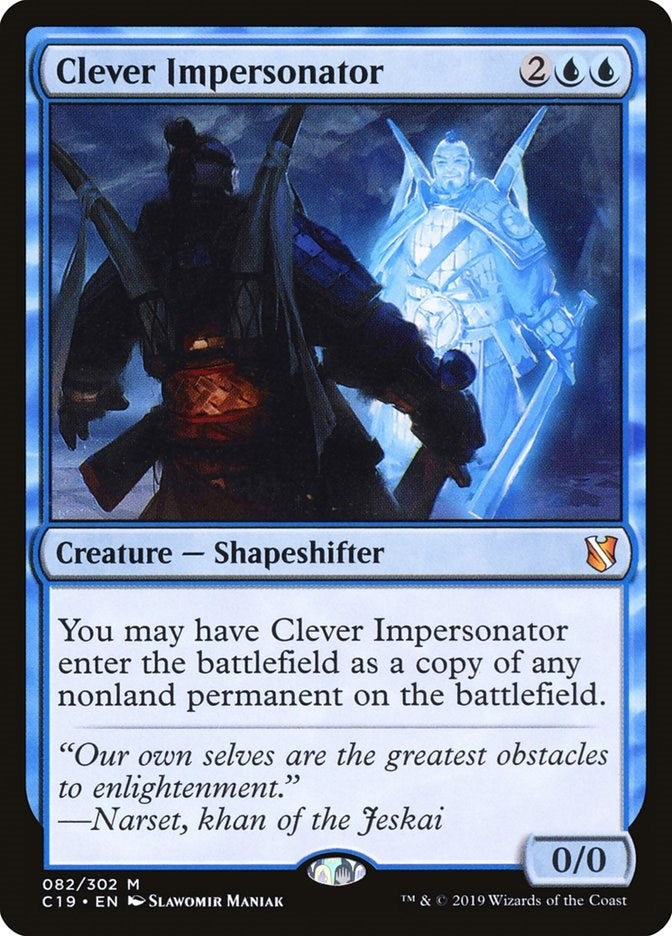 Image for Clever Impersonator (Commander 2019) (82) - Magic: The Gathering