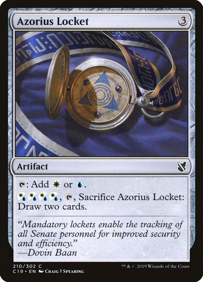 Image for Azorius Locket (Commander 2019) (210) - Magic: The Gathering