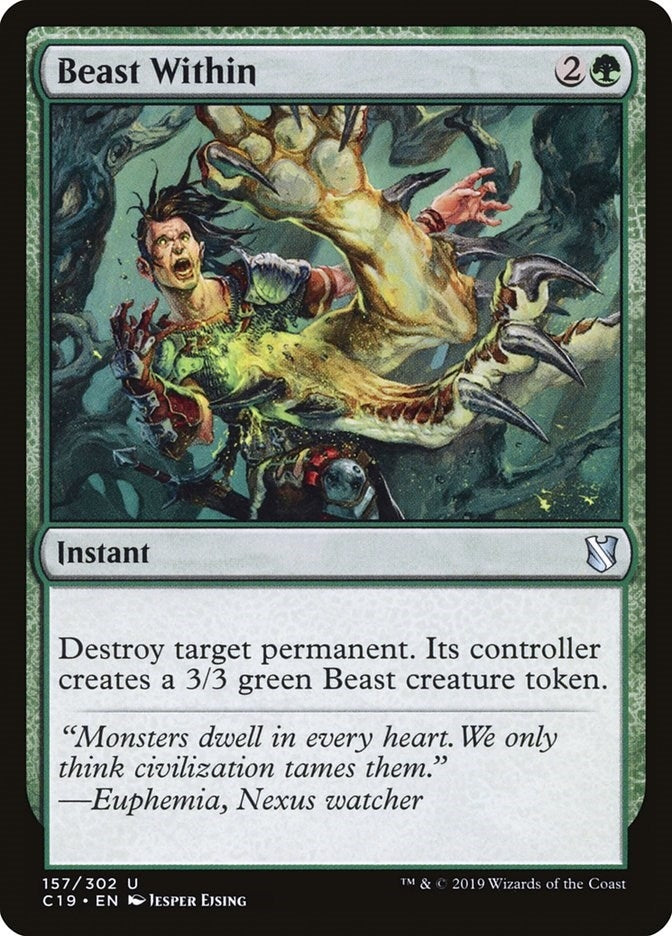 Image for Beast Within (Commander 2019) (157) - Magic: The Gathering