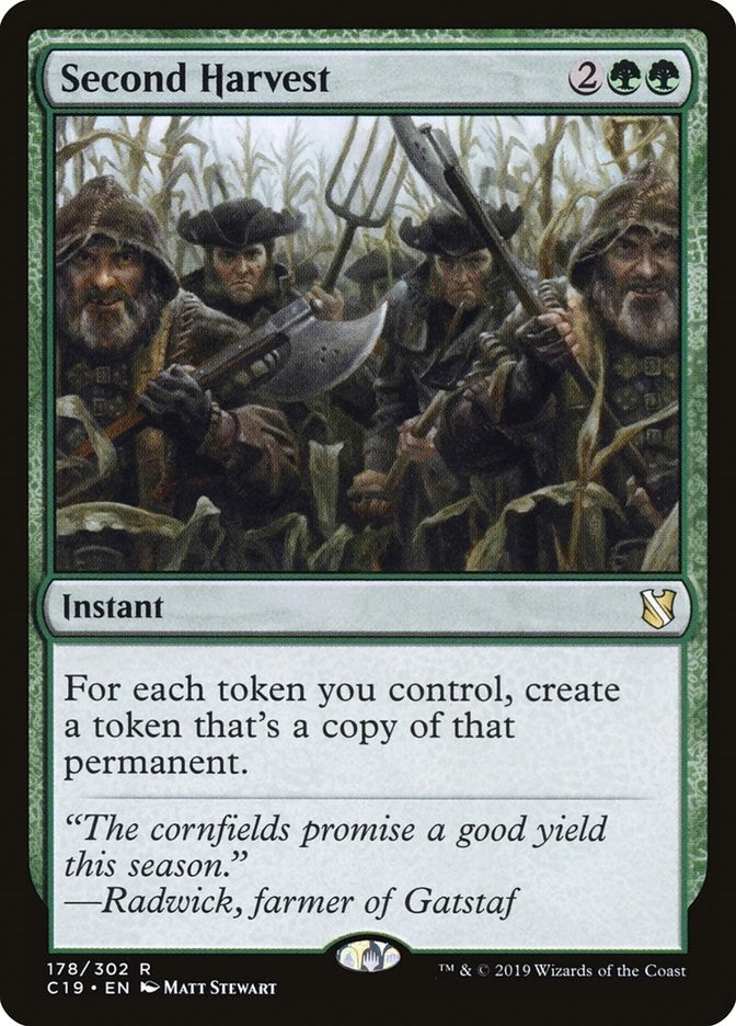 Image for Second Harvest (Commander 2019) (178) - Magic: The Gathering