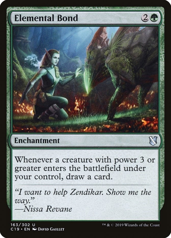 Image for Elemental Bond (Commander 2019) (163) - Magic: The Gathering