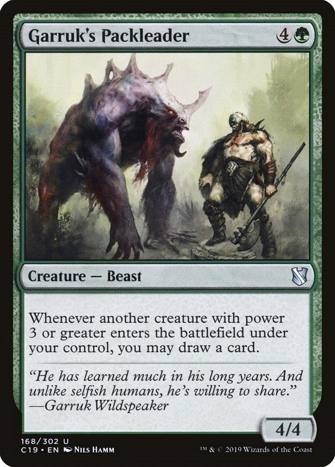 Image for Garruk's Packleader (Commander 2019) (168) - Magic: The Gathering