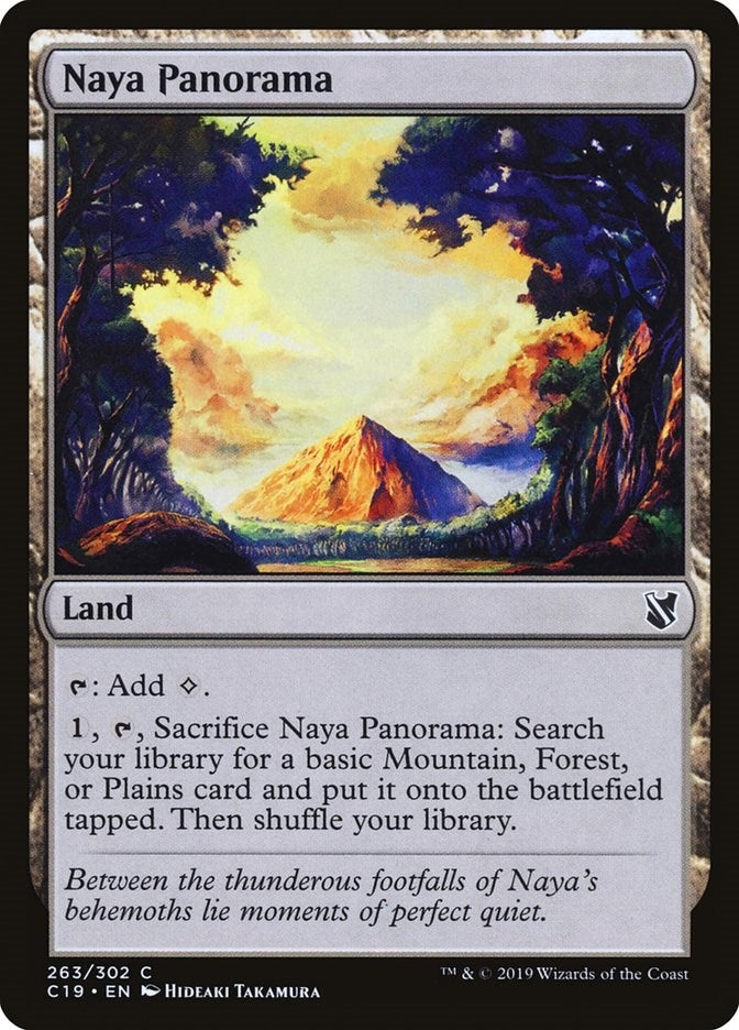 Image for Naya Panorama (Commander 2019) (263) - Magic: The Gathering