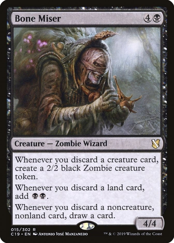 Image for Bone Miser (Commander 2019) (15) - Magic: The Gathering