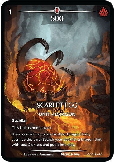 Image for Scarlet Egg (Full Art) (Argent Saga Promos) (PR2019-006) - Argent Saga TCG