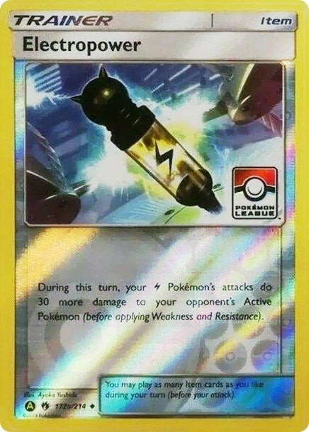 Image for Electropower - 172a/214 (Pokemon League) (League & Championship Cards) (172a/214) - Pokemon