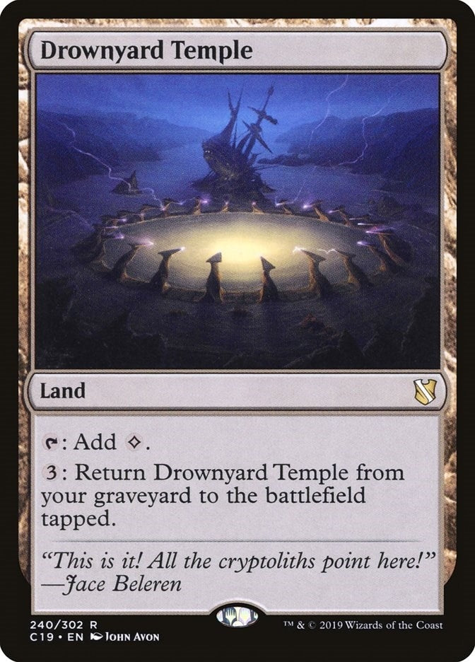 Image for Drownyard Temple (Commander 2019) (240) - Magic: The Gathering