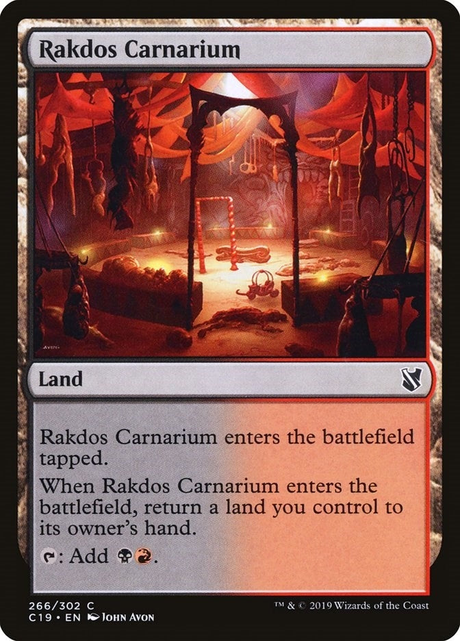 Image for Rakdos Carnarium (Commander 2019) (266) - Magic: The Gathering