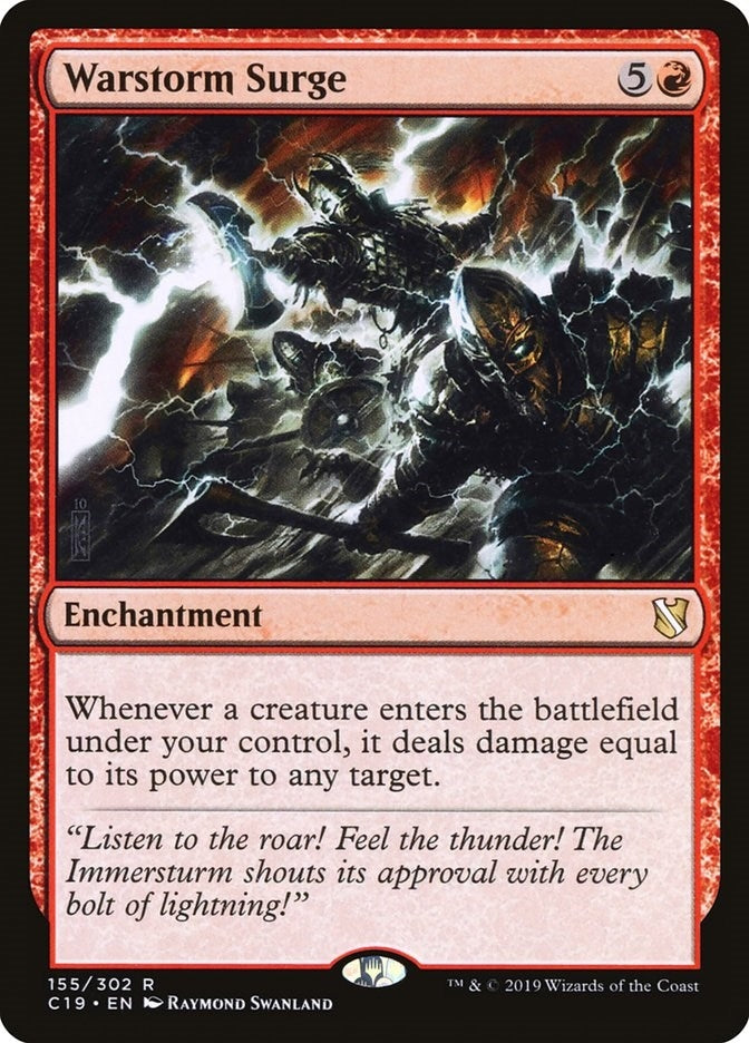 Image for Warstorm Surge (Commander 2019) (155) - Magic: The Gathering