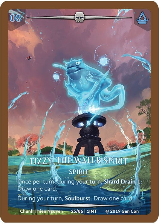 Image for Fizzy, the Water Spirit (Bronze Metal) (Argent Saga Promos) (25/86 | 1INT) - Argent Saga TCG