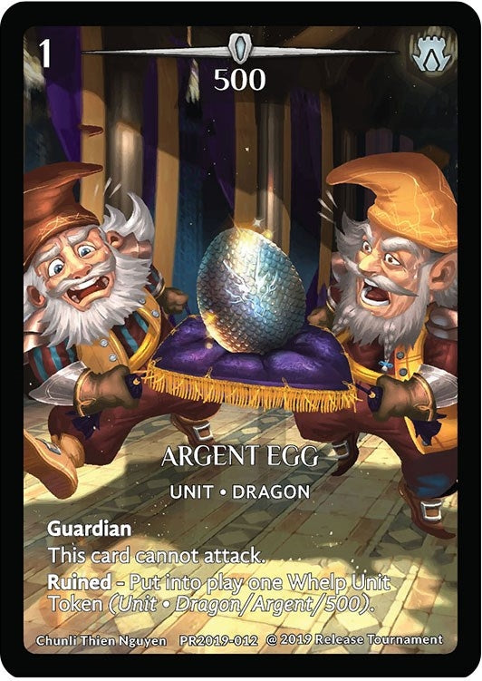 Image for Argent Egg (Metal Prize Card) (Argent Saga Promos) (PR2019-012) - Argent Saga TCG