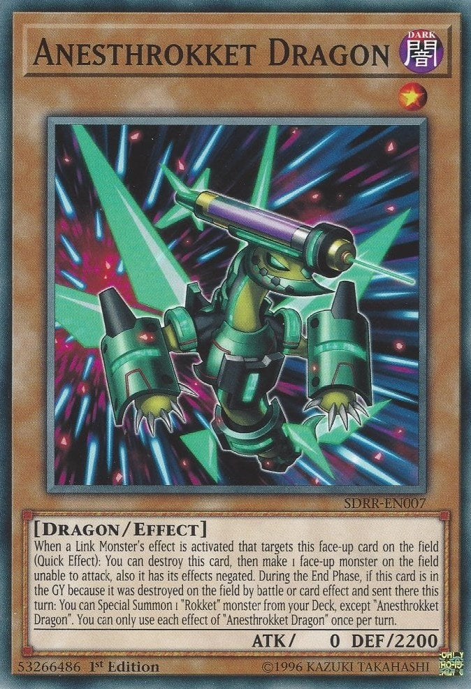 Image for Anesthrokket Dragon (Structure Deck: Rokket Revolt) (SDRR-EN007) - YuGiOh