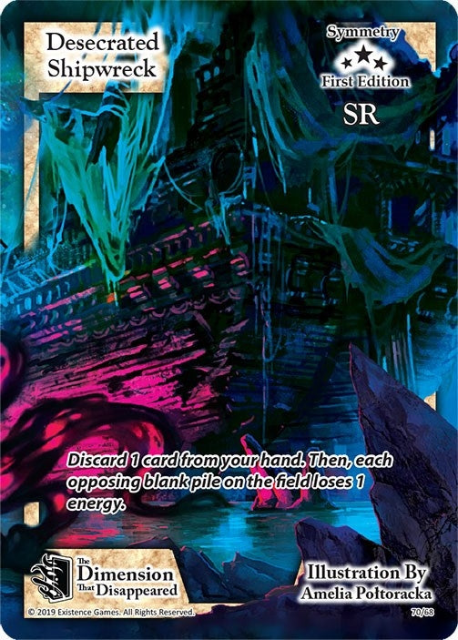 Image for Desecrated Shipwreck (The Dimension that Disappeared) (70) - Exodus TCG