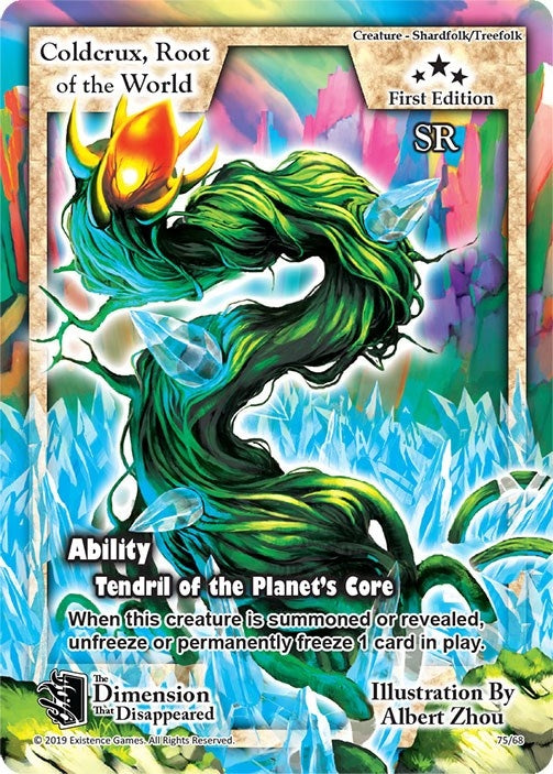Image for Coldcrux, Root of the World (The Dimension that Disappeared) (75) - Exodus TCG