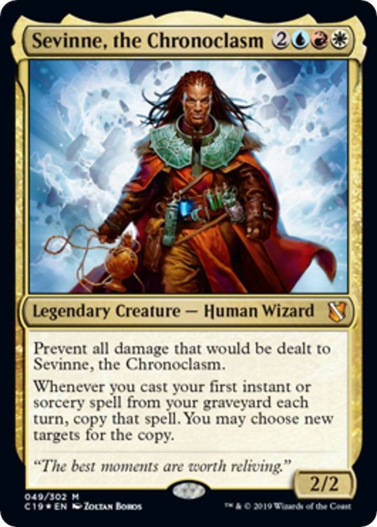 Image for Sevinne, the Chronoclasm (Commander 2019) (Oversize Cards) (49) - Magic: The Gathering