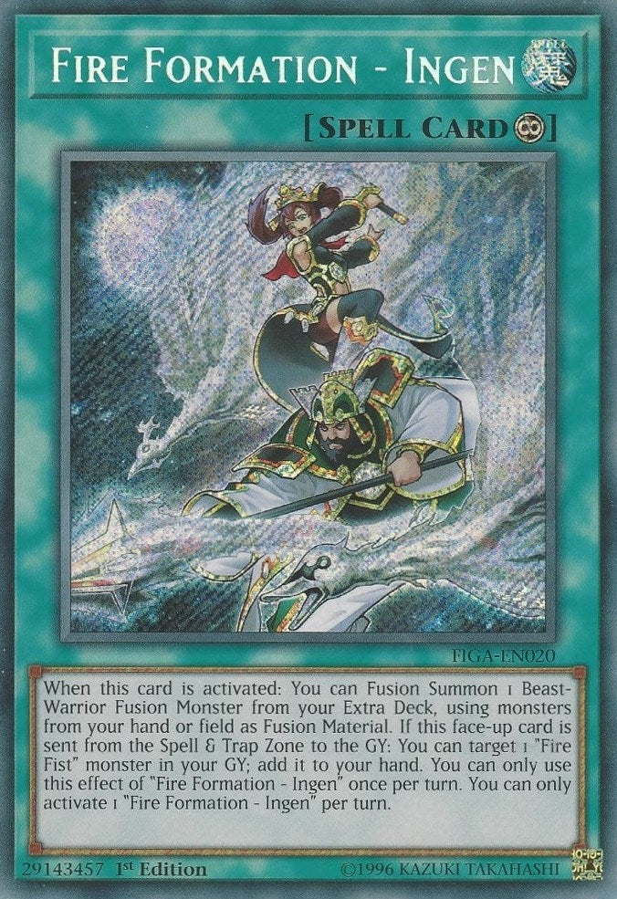 Image for Fire Formation - Ingen (Fists of the Gadgets) (FIGA-EN020) - YuGiOh