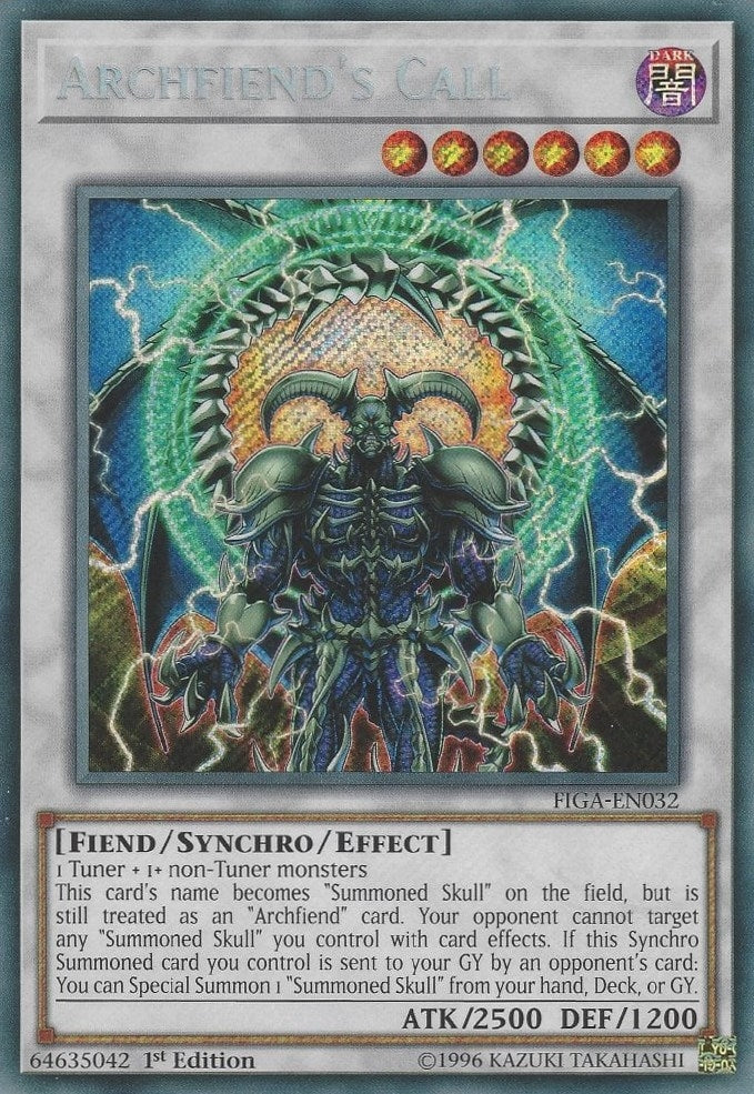 Image for Archfiend's Call (Fists of the Gadgets) (FIGA-EN032) - YuGiOh
