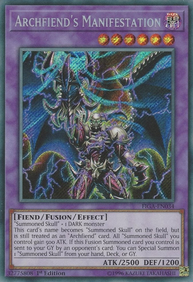 Image for Archfiend's Manifestation (Fists of the Gadgets) (FIGA-EN034) - YuGiOh