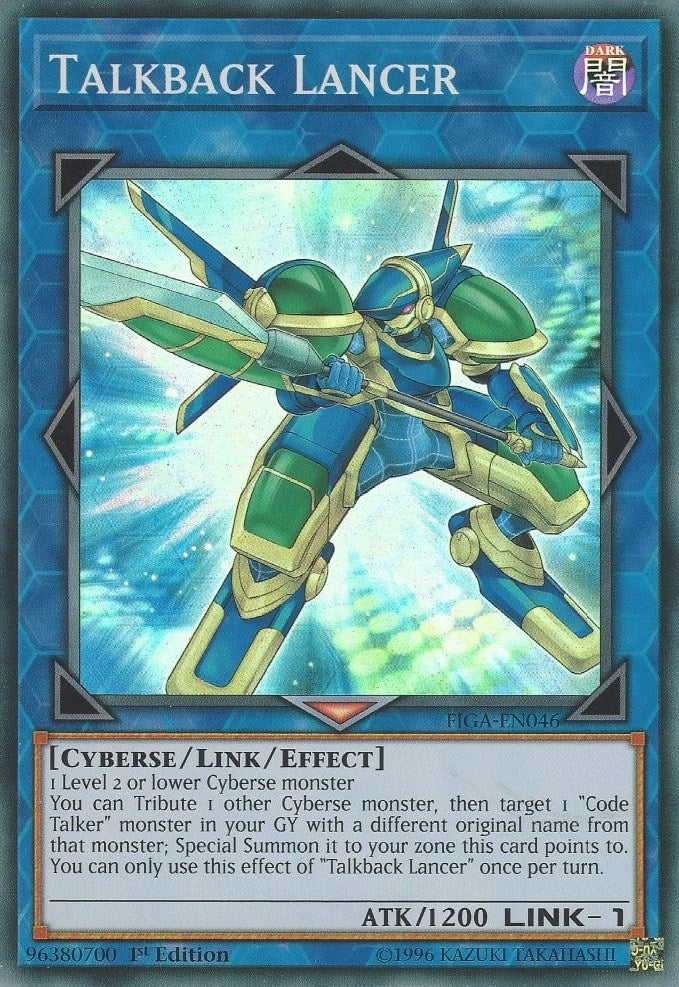 Image for Talkback Lancer (Fists of the Gadgets) (FIGA-EN046) - YuGiOh