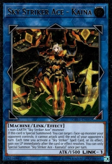 Image for Sky Striker Ace - Kaina (UTR) (OTS Tournament Pack 11) (OP11-EN002) - YuGiOh