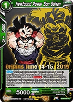 Image for Newfound Power Son Gohan (Origins 2019) (Tournament Promotion Cards) (BT4-048_PR) - Dragon Ball Super: Masters