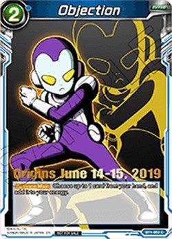 Image for Objection (Origins 2019) (Tournament Promotion Cards) (BT1-052_PR) - Dragon Ball Super: Masters