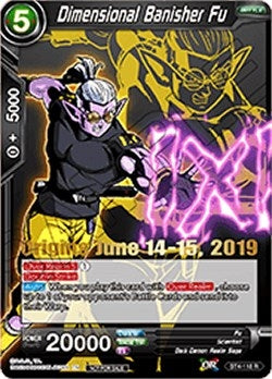 Image for Dimensional Banisher Fu (Origins 2019) (Tournament Promotion Cards) (BT4-118_PR) - Dragon Ball Super: Masters