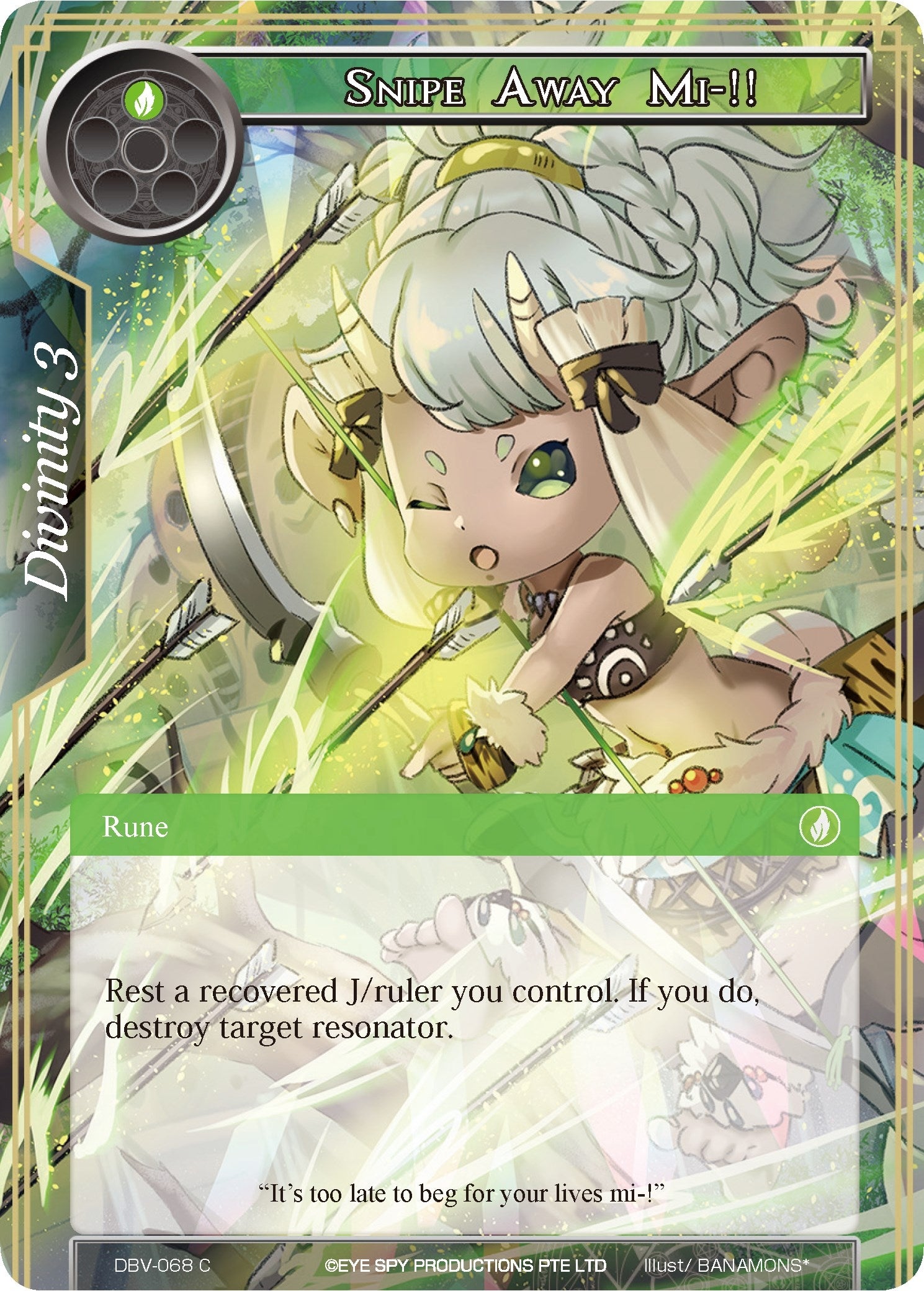 Image for Snipe Away Mi-!! (The Decisive Battle of Valhalla) (DBV-068) - Force of Will