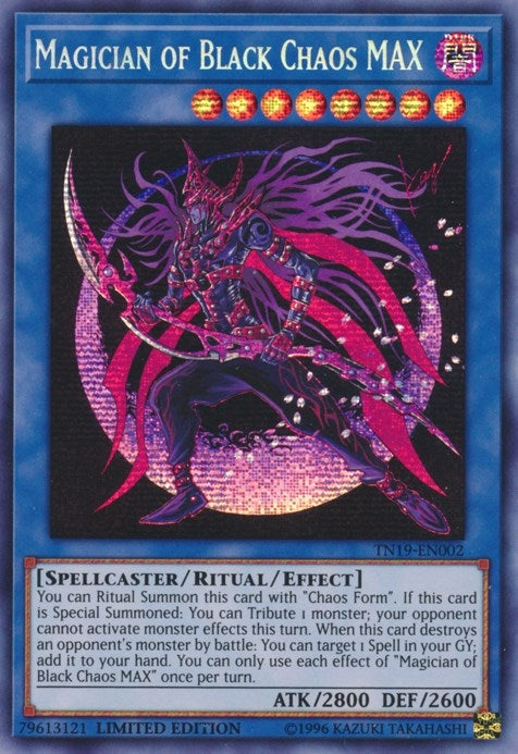Image for Magician of Black Chaos MAX (2019 Gold Sarcophagus Tin) (TN19-EN002) - YuGiOh