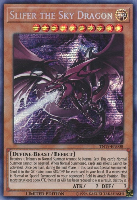 Image for Slifer the Sky Dragon (2019 Gold Sarcophagus Tin) (TN19-EN008) - YuGiOh
