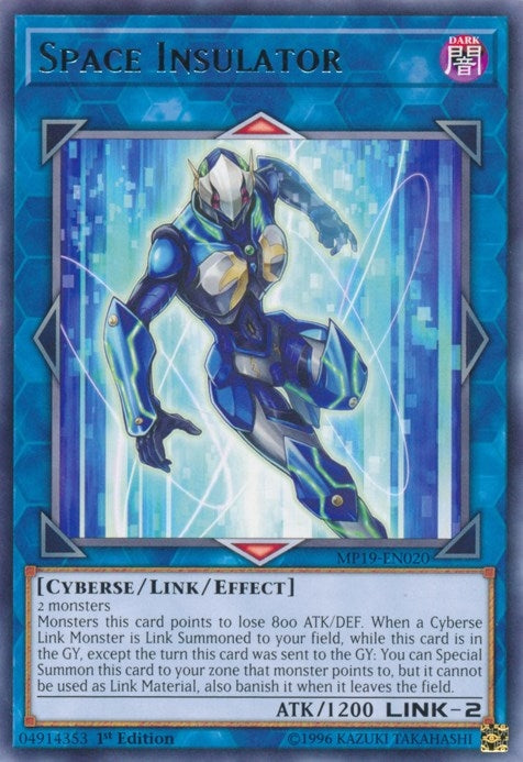 Image for Space Insulator (2019 Gold Sarcophagus Tin Mega Pack) (MP19-EN020) - YuGiOh